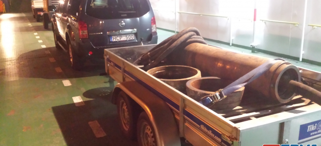 Hidraulinio kujo transportavimas Vilnius – Kiaules nugara